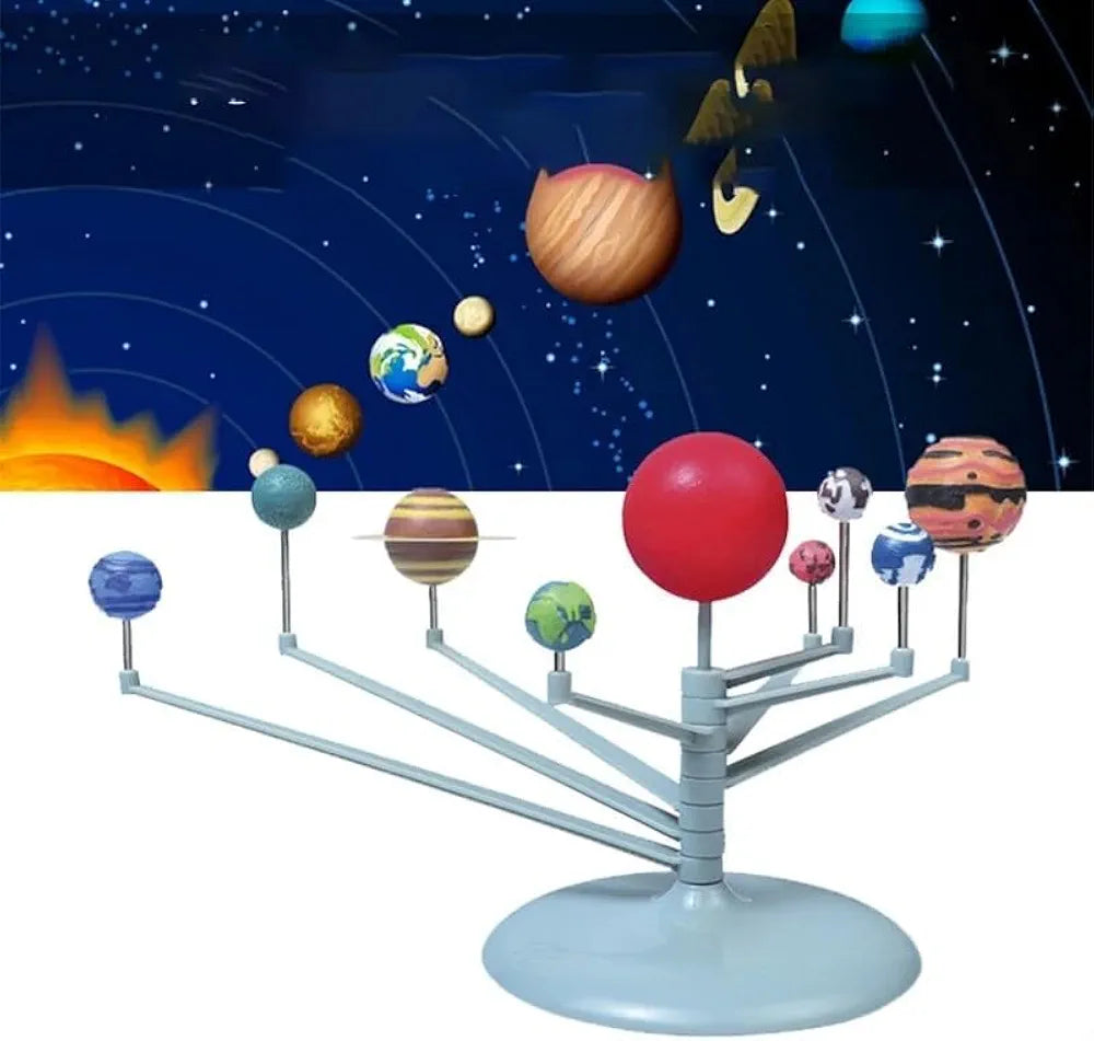 Buy Solar System DIY Kit |Educational Science Toy for Kids| Assemble| Paint| and Learn Activity Set for Smart| Curious Children| Sams world samstoy.in Sams toy world shop in Ahmedabad Gujarat