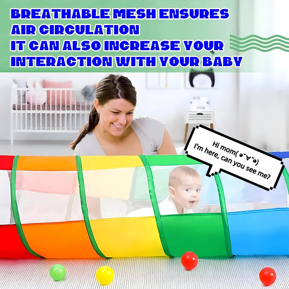 Buy Kids Play Tunnel for Toddlers| Baby Tunnel Pop Up Tunnels for Kids | Crawl Through Collapsible Toddler Tunnel Tent Breathable Mesh Tube Pet Crawl Indoor Outdoor Toy| samstoy.in Sams toy world shop in Ahmedabad Gujarat