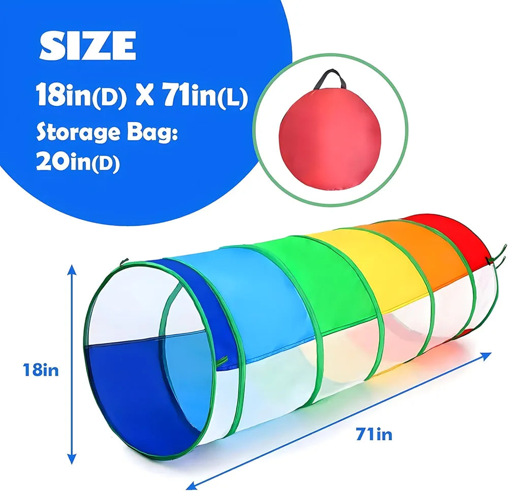 Buy Kids Play Tunnel for Toddlers| Baby Tunnel Pop Up Tunnels for Kids | Crawl Through Collapsible Toddler Tunnel Tent Breathable Mesh Tube Pet Crawl Indoor Outdoor Toy| samstoy.in Sams toy world shop in Ahmedabad Gujarat