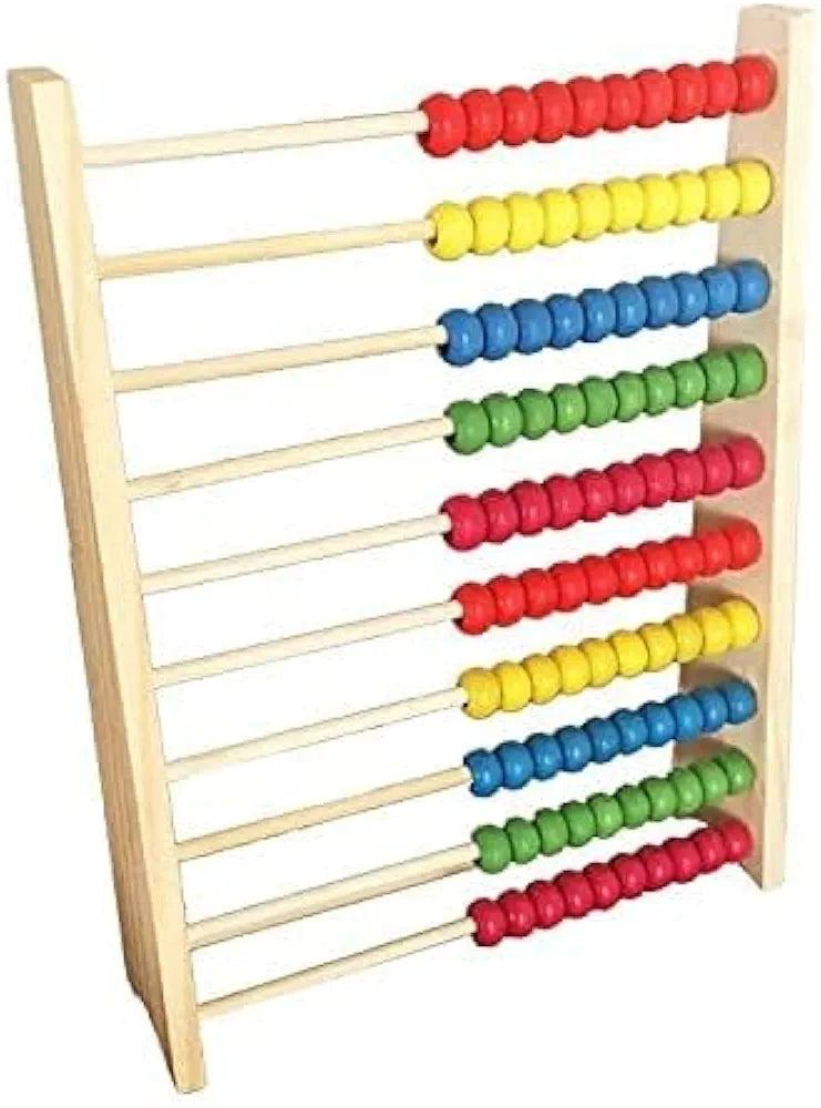 Buy Kids Bead Abacus for Math Wooden Counting Toys for Toddlers| Montessori Math Manipulatives Beads| Educational Toys for Preschool Boys Girls 2 Years Old| Sams world š samstoy.inĀ Sams toy world shop in Ahmedabad GujaratĀ