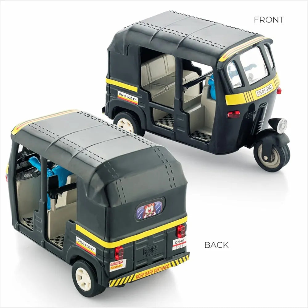 Buy Pull Back Auto Rickshaw Cng Toys| For Kids Action Race Play Maintenance Free Taxi| Black| Sams Toy world ahmedabad gujarat samstoy.in Sams toy world shop in Ahmedabad Gujarat