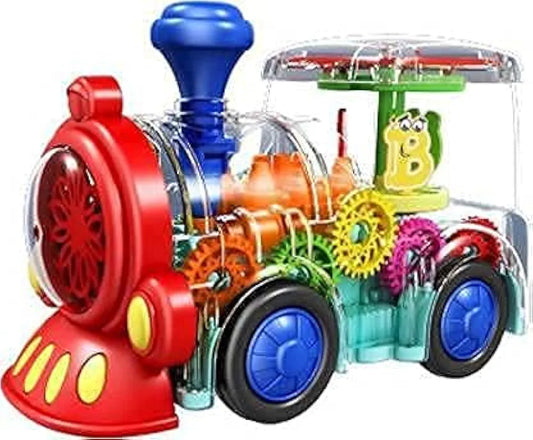Buy Musical and 3D Lights Kids Multicolor Transparent Toy Gears Concept Toys trainEngine | sams toy world Sam's Toy World Sams toy world shop in Ahmedabad Gujarat