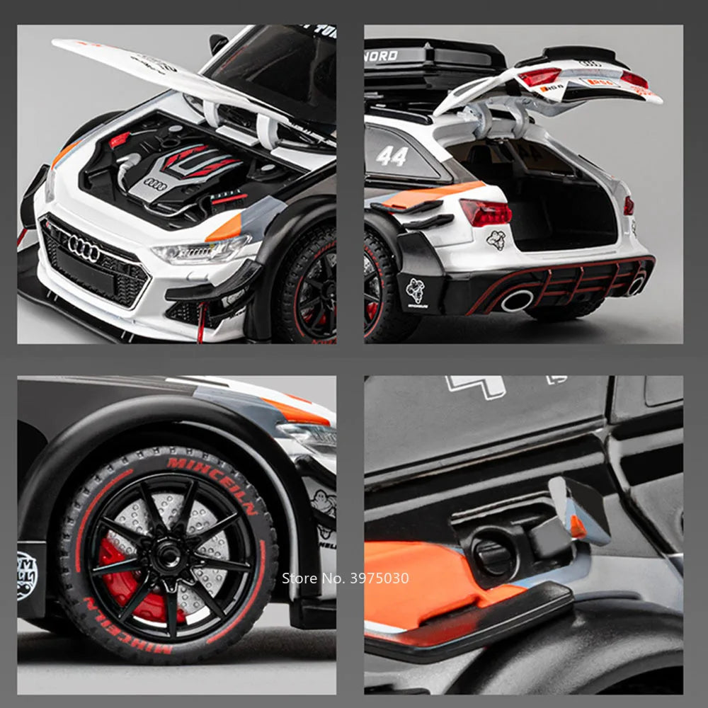 Buy 1:24 Scale Audi RS6 Racing Model Car - LED Lights, Music & Pull-Back Action Sams Toy World samstoy.inย Sams toy world shop in Ahmedabad Gujaratย