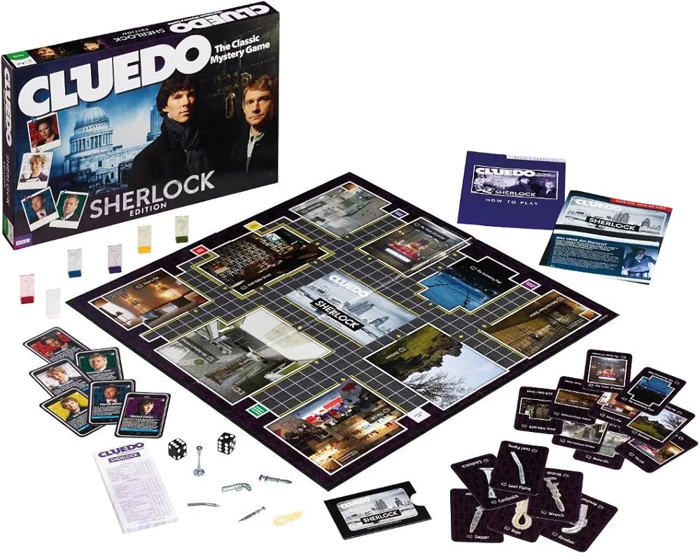 Buy Winning Moves Cluedo Sherlock Edition Board Game| play with friends and family | Sams Toy world Ahmedabad Gujarat samstoy.in Sams toy world shop in Ahmedabad Gujarat