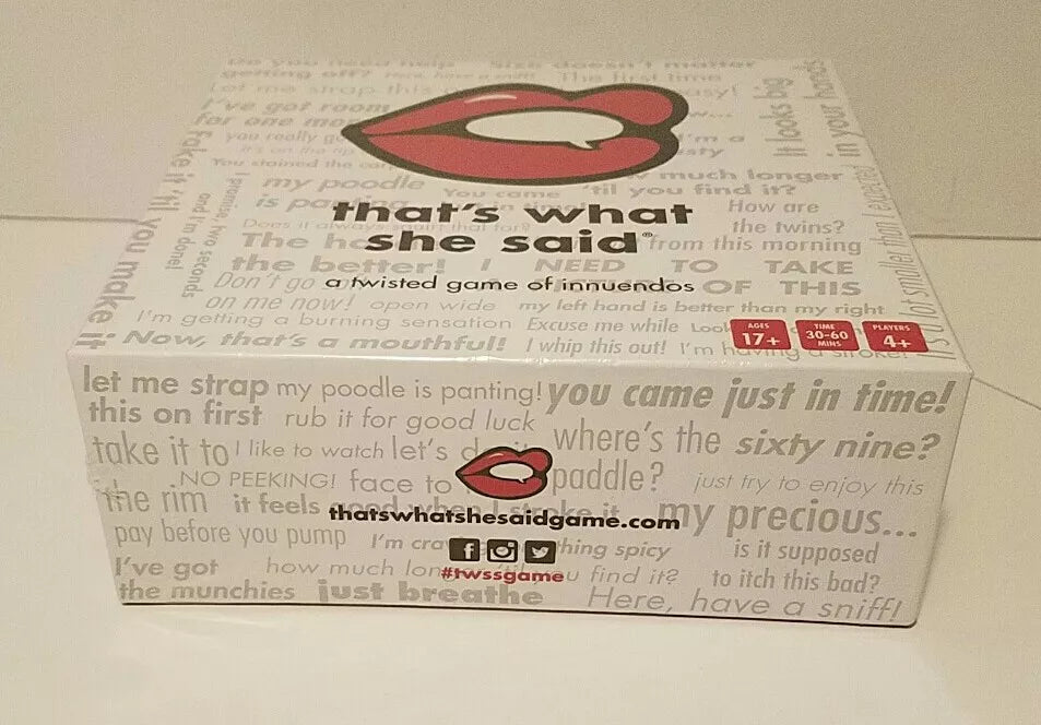 Buy That's What She Said | The Party Game of Twisted Innuendos Board Game| Sams Toy world Ahmedabad Gujarat samstoy.in Sams toy world shop in Ahmedabad Gujarat