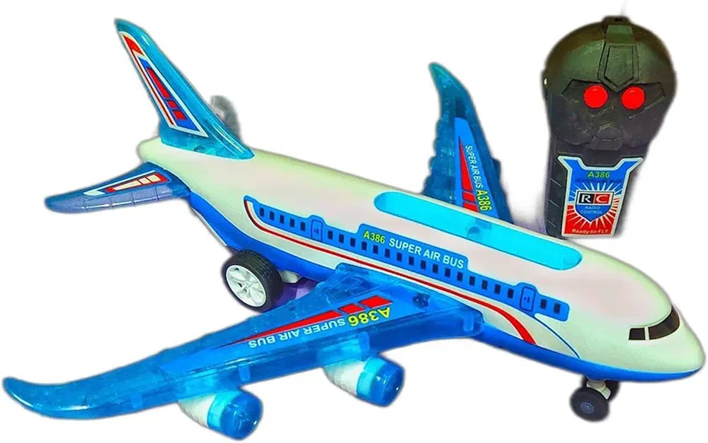 Buy Musical RC Air Bus Toy with Lights & Sound for Boys & Girls 2-8| Battery Operated| Non-Flying| Sams world š samstoy.inĀ Sams toy world shop in Ahmedabad GujaratĀ
