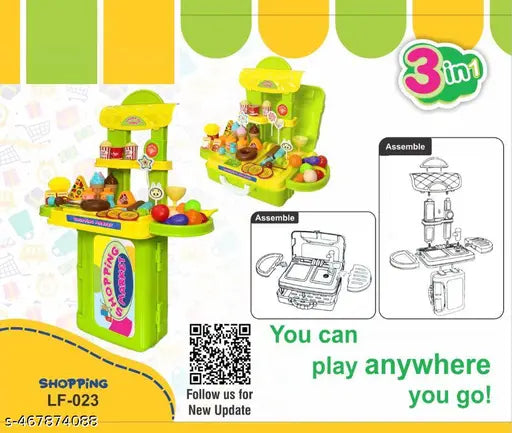 Buy 3 in 1 Shopping Market Toys For Kids| play with friends| with entertainment| Sams Toy world ahmedabad gujarat samstoy.in Sams toy world shop in Ahmedabad Gujarat