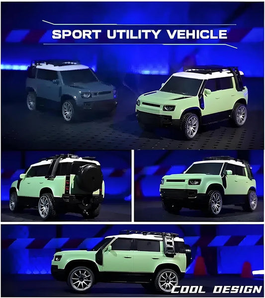 Buy Remote Control Defender 1:16 Scale Model Land Rover Rechargeable Car with Light,| somke | sams toy world Sam's Toy World Sams toy world shop in Ahmedabad Gujarat