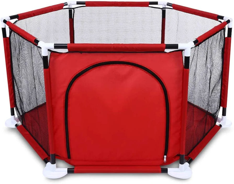 Buy Children's Infant Ball Pool| Detachable Strong Durable Hexagonal Kids Play Area| Playard Ocean Ball Pool for Babies Toddler|Newborn|Infant Safe Crawling| Balls are not Included |Sams world š samstoy.inĀ Sams toy world shop in Ahmedabad GujaratĀ