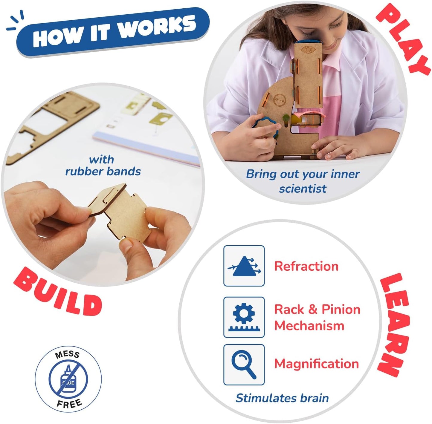 Buy Smartivity Microscope | toy for kids |Cool Birthday Gifts Ideas for Boys & Girls |Science Toys for 8 to 14 Years I Wooden Engineering Game |sams Toy world samstoy.in Sams toy world shop in Ahmedabad Gujarat