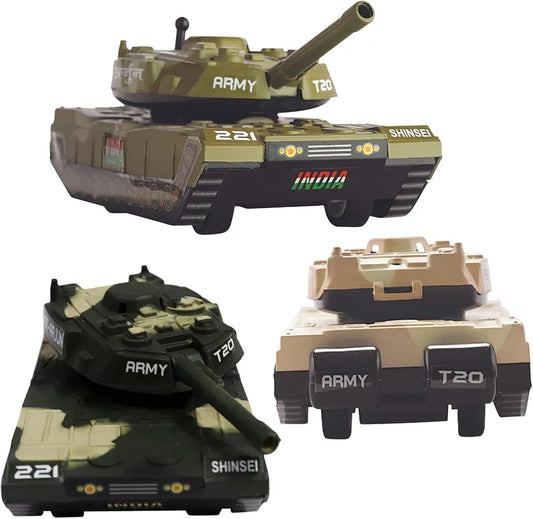 Buy Pull Back Toy | Battle Tank Car Vehicle Die Cast Scale Model Kid Toy Hobby Plastic Make in India| Sams Toy world ahmedabad gujarat samstoy.in Sams toy world shop in Ahmedabad Gujarat