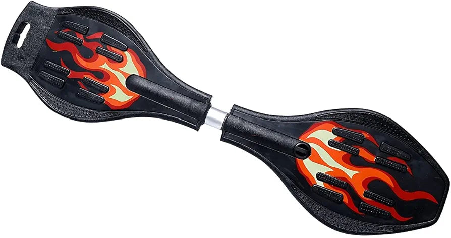 Wave Board Skate Board with Carry Bag | LED Flash Colorful Lights in Wheels |(Variation Color Design) for Outdoor for Kids |Skates for Kids| Sam's toy world