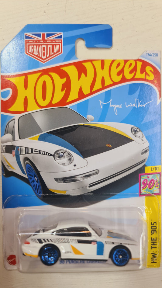 Buy Hot Wheels 96 Porsche Carrera HW 90S Ages 3 and Up (Blue) Sams world samstoy.in Sams toy world shop in Ahmedabad Gujarat
