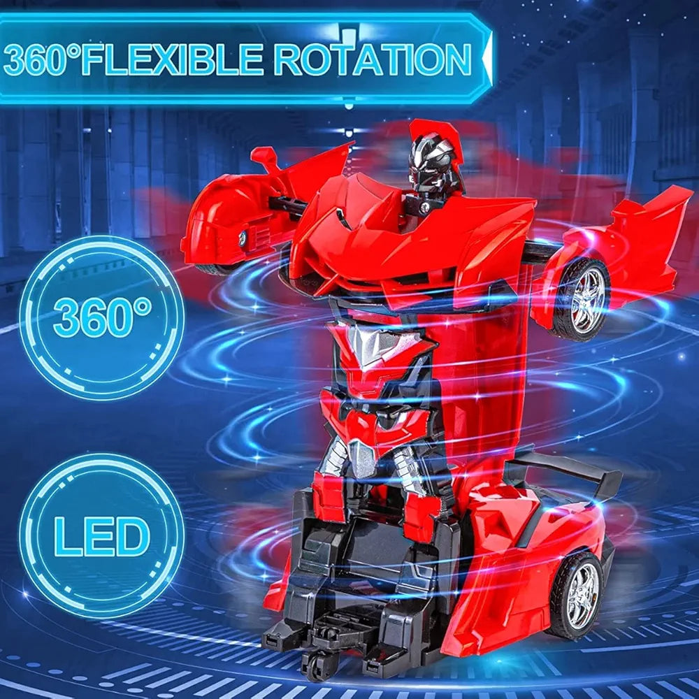 Buy Remote Control Transform Car Robot Boys Toys| with Lights RC Car 2.4Ghz 1:18 Rechargeable| 360Rotating Race Car Toys Gifts for Kids Girls Party| samstoy.in Sams toy world shop in Ahmedabad Gujarat