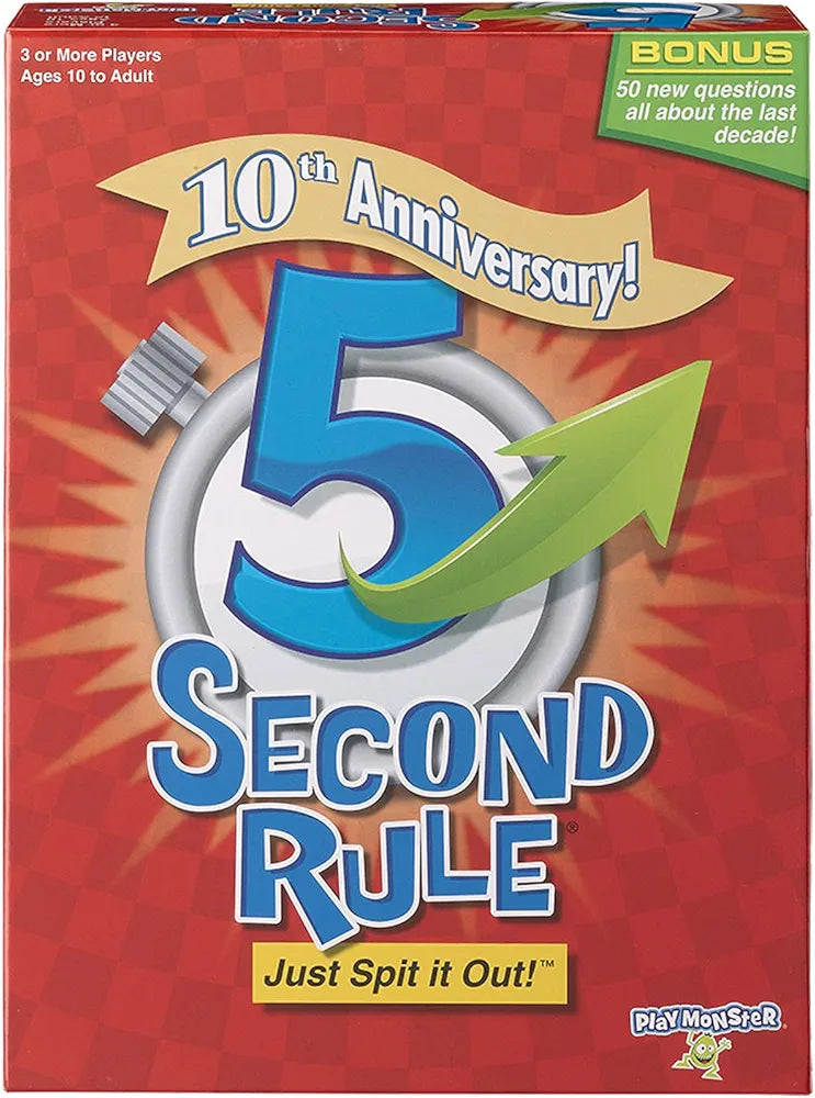 Buy 5 Second Rule Just Spit It Out! 10th Anniversary Edition | play with friends and family| Sams Toy world samstoy.in Sams toy world shop in Ahmedabad Gujarat
