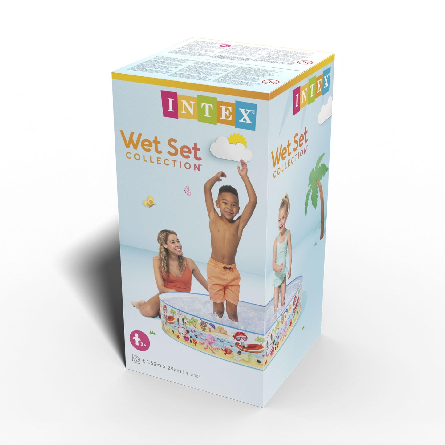 Buy Intex 5 Feet x 18 Inch SnapSet Instant Round Plastic Above Ground Swimming Kiddie Pool | Sam's Toys world Ahmedabad Intex Sams toy world shop in Ahmedabad Gujarat