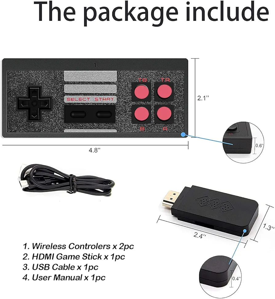 Buy TV Video Game Plug & Play| Wireless Video Game for Kids Classic 620 Inbuilt Games Box| with 2 Wireless Controller Family TV Video Game Classic Retro| Video Games HDMI & Support 2 Player|Sams world ahmedabad samstoy.in Sams toy world shop in Ahmedabad Gujarat