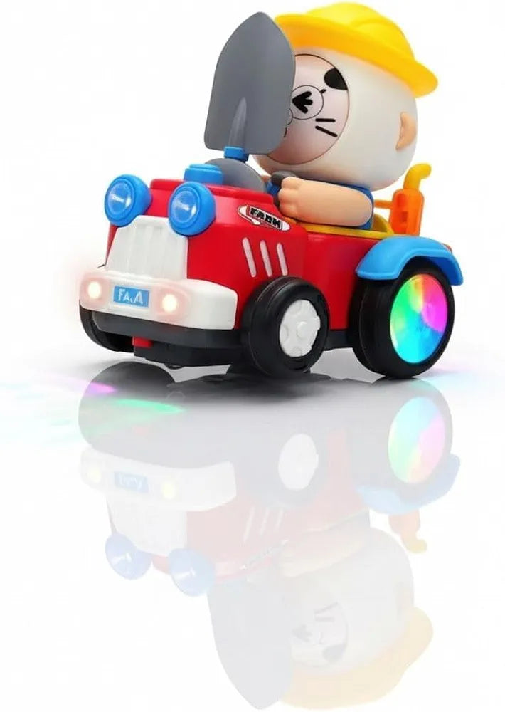 Buy Farm Tractor Toy Set with Light-Up Wheels, Battery Operated, 2-Pack, Red and Green | sams toy world Sam's Toy World Sams toy world shop in Ahmedabad Gujarat