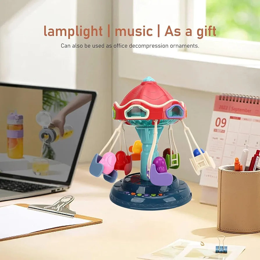 Buy Electric Music Rotate Swing Toy| Colorful Lighting Decompression Swing Electric Music Rotate Toy|Sams world š samstoy.inĀ Sams toy world shop in Ahmedabad GujaratĀ