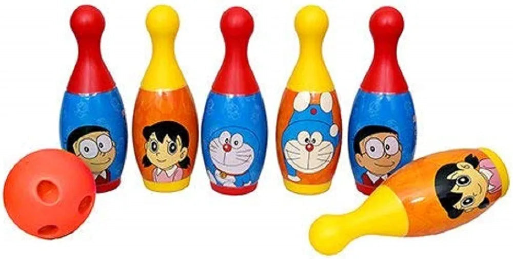 Buy Bowling Game Set for Kids with 6 Pin 1 Ball Sport Toys Gift for Baby Boys Girls Age 3 - 6 Years Old (Multicolor) samstoy.in Sams toy world shop in Ahmedabad Gujarat