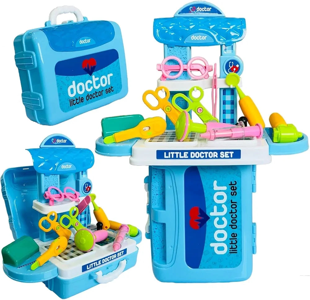 My Baby Love Doctor Play Set for Kids | 3 in 1 Doctor Play Kit Set for Boys & Girls | Medical Doctor Accessories Clinic Set | Pretend Play Doctor Set for Kids|Sams world