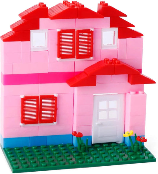 Buy Small House Building Block Game|Dream House Block Set |157 Pieces Blocks,House Building Blocks|Educational Toy| Bricks Toys Sets|Puzzles Block Set for Kids| Sams world samstoy.in Sams toy world shop in Ahmedabad Gujarat