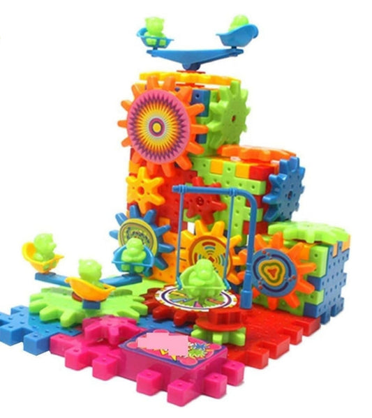 Buy Bricks Motorized Spinning Gear Building Block | 101 pieces| 500+ Design samstoy.in Sams toy world shop in Ahmedabad Gujarat