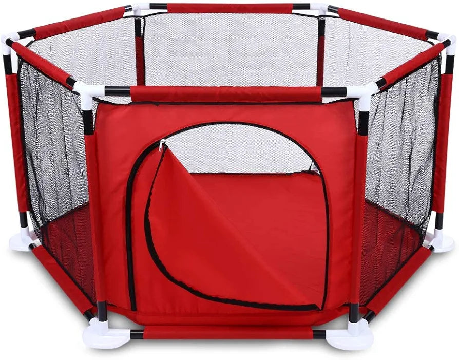 Buy Children's Infant Ball Pool| Detachable Strong Durable Hexagonal Kids Play Area| Playard Ocean Ball Pool for Babies Toddler|Newborn|Infant Safe Crawling| Balls are not Included |Sams world š samstoy.inĀ Sams toy world shop in Ahmedabad GujaratĀ