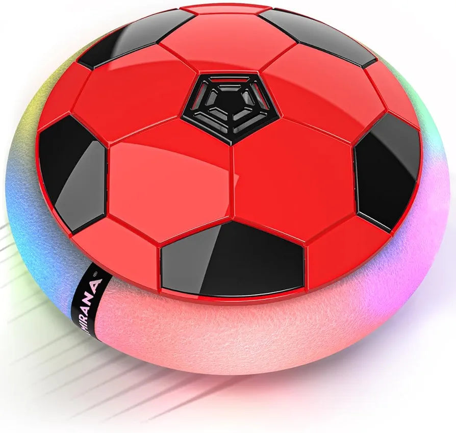 Floating Hover Football with Colorful Flash Light Effect | Indoor & Outdoor Pro Air Football Game for Kids/Girls/Boys/Gifts | White Color| Sams Toy world ahmedabad gujarat