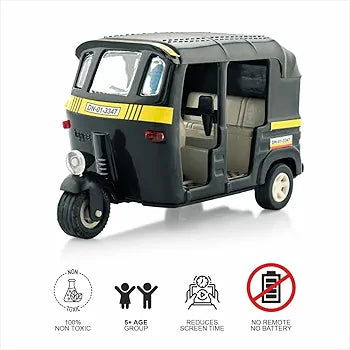 Buy Pull Back Auto Rickshaw Cng Toys| For Kids Action Race Play Maintenance Free Taxi| Black| Sams Toy world ahmedabad gujarat samstoy.in Sams toy world shop in Ahmedabad Gujarat