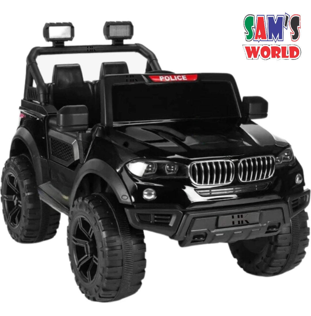 Buy BMW Black New 12v Battery operated jeep car for kids | Ride on car | 1 TO 10 years samstoy.in Sams toy world shop in Ahmedabad Gujarat