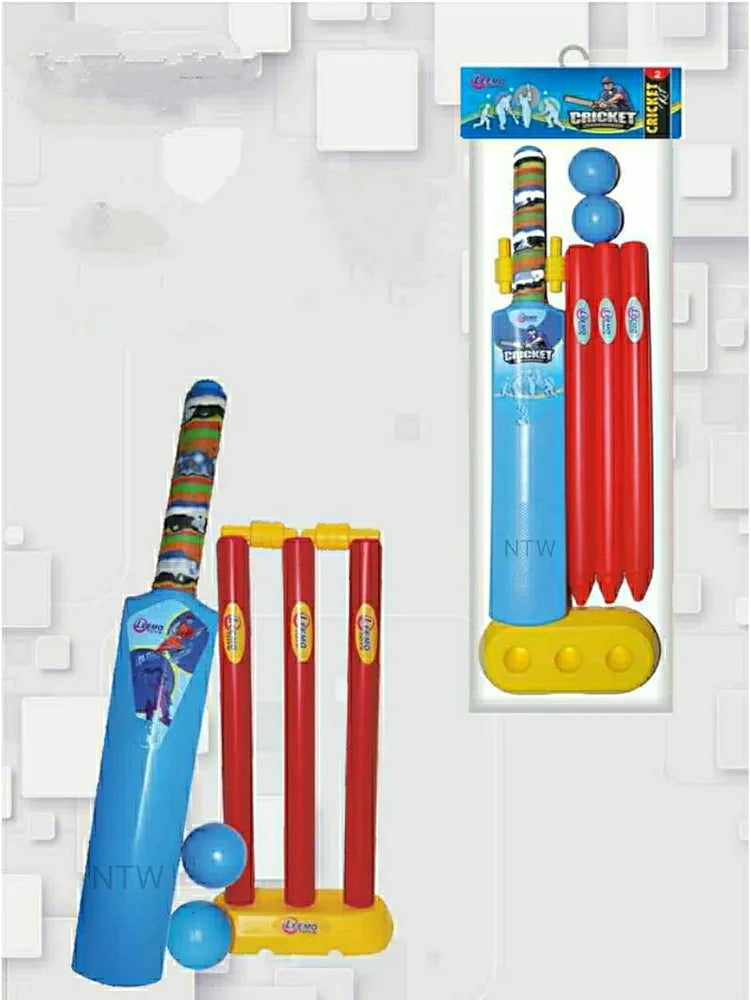 Buy Cricket Kit Set | Available in Multi Color | Especially for Kids Whose Ages Above 3 Years (Blue, Medium) | Sams Toy world samstoy.in Sams toy world shop in Ahmedabad Gujarat