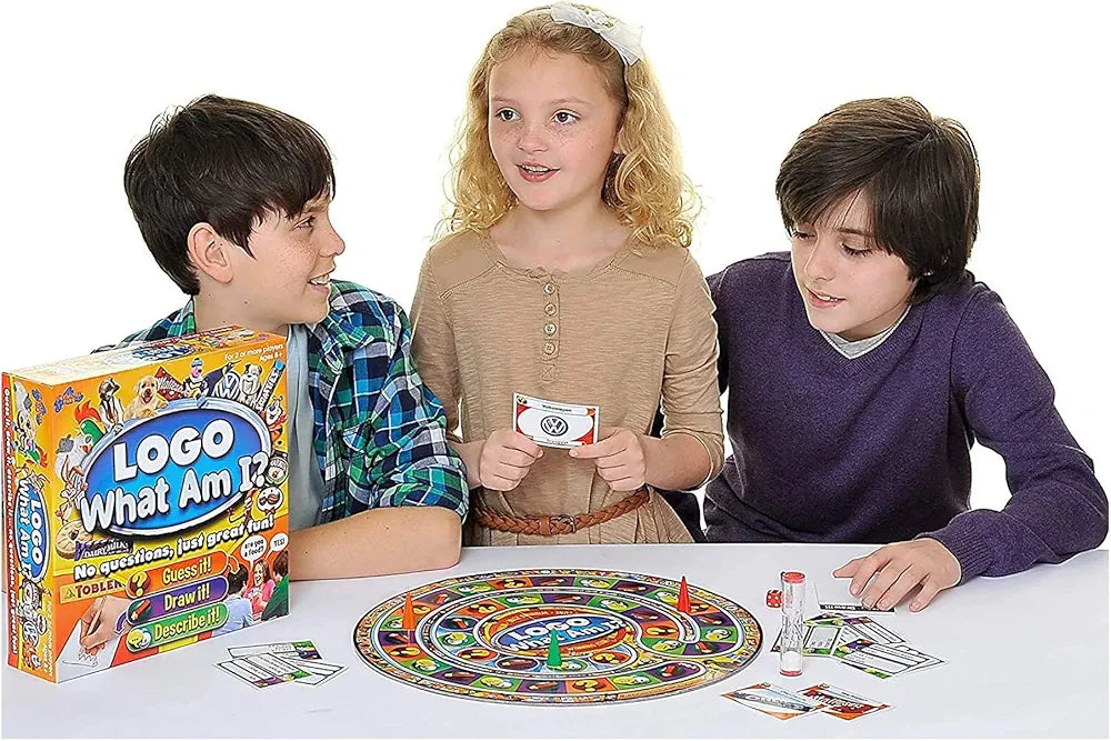 Buy LOGO WHAT AM ? BOARD GAME | play with family friend and party time| Sams Toy world Ahmedabad Gujarat samstoy.in Sams toy world shop in Ahmedabad Gujarat