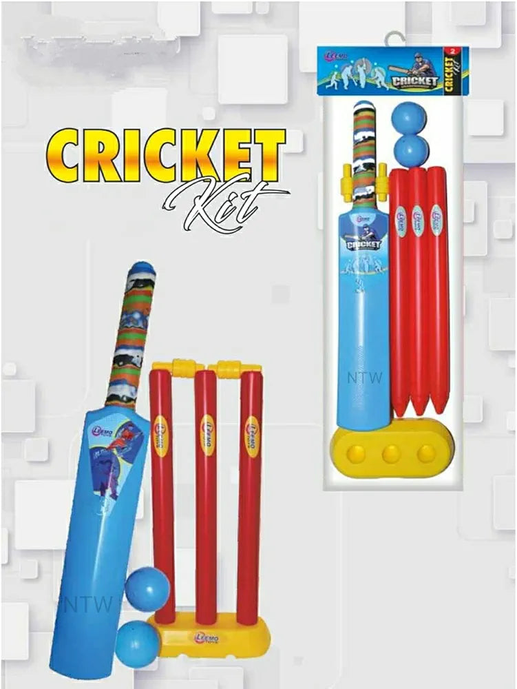 Buy Cricket Kit Set | Available in Multi Color | Especially for Kids Whose Ages Above 3 Years (Blue, Medium) | Sams Toy world samstoy.in Sams toy world shop in Ahmedabad Gujarat
