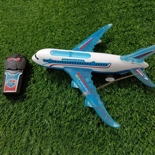 Buy Musical RC Air Bus Toy with Lights & Sound for Boys & Girls 2-8| Battery Operated| Non-Flying| Sams world 🌍 samstoy.in Sams toy world shop in Ahmedabad Gujarat