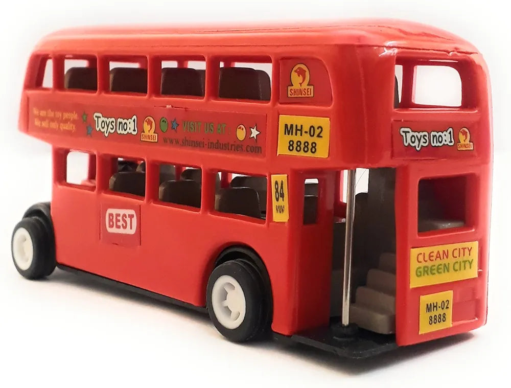 Buy Combo Toys of Double Decker Bus and Travel India Van | Red and Blue Color | Set of 2 Toys| give in birthday gift| play with friends| Sams Toy world ahmedabad gujarat samstoy.in Sams toy world shop in Ahmedabad Gujarat