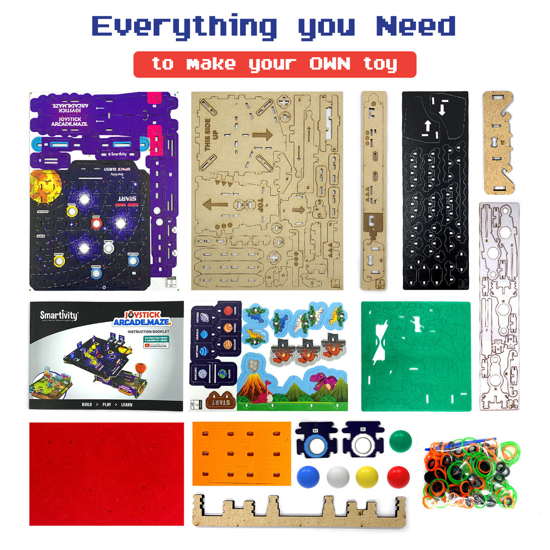 Buy Joystick Arcade Maze | DIY STEM Construction Toy | for school project| sams Toy world samstoy.in Sams toy world shop in Ahmedabad Gujarat