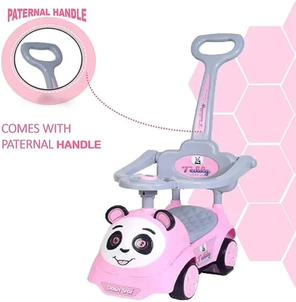Buy Teddy Plus Ride On Push Musical Baby Car| with Protective Arm Rest and Parent Handle| Storage| Age 1-3 Years multicolour | Sams Toy world ahmedabad gujarat samstoy.in Sams toy world shop in Ahmedabad Gujarat