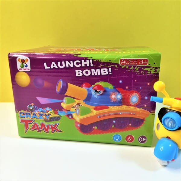 Buy Soft Balls Throwing| Crazy Tank With Music & Lights| playing a kids | Baby toy age 1-4| Sams Toy world ahmedabad gujarat samstoy.in Sams toy world shop in Ahmedabad Gujarat