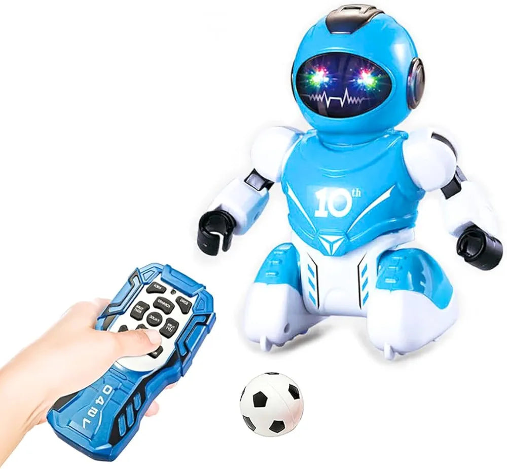 Buy RC Robot Football Game Toy | Remote Control Soccer Playing Robot with Dribble| Tackle & Shoot Actions |sams toy world samstoy.in Sams toy world shop in Ahmedabad Gujarat