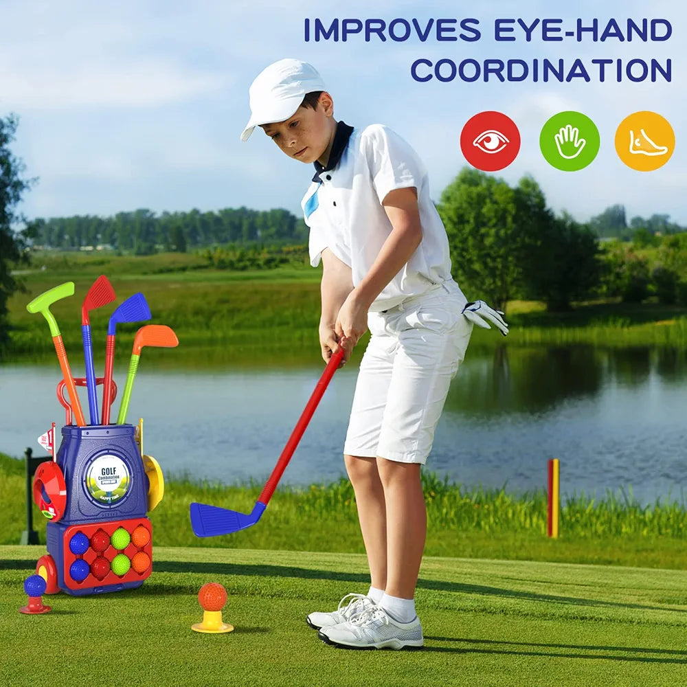 Buy Toddler Golf Set with Putting Mat samstoy.in Sams toy world shop in Ahmedabad Gujarat