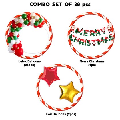 Buy Christmas Combo 28 Pcs Party Decoration Kit, Merry Christmas Decoration, Xmas Party Decoration | sams toy world Sam's Toy World Sams toy world shop in Ahmedabad Gujarat