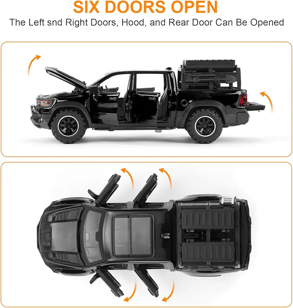 Buy Toy Dodge Mammoth Pickup Truck Model Car Vehicle Toy|  Kids Boys 3+ Years| Diecast Metal Truck with Sound and Light| Alloy Toy Truck for Kids Birthday Gift and Model Collection|Sams world š samstoy.inĀ Sams toy world shop in Ahmedabad GujaratĀ