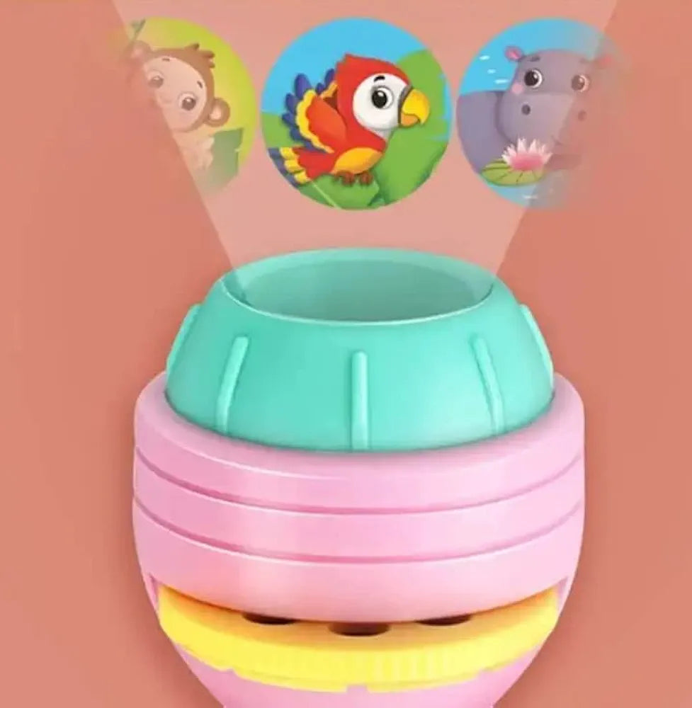 Mini 6 Slides 48 Pattern Projector Flashlight Torch Projection Torch Story | Toys for Toddlers Kids |Randon Slides|Random Colors |Torch 6 Slides| Sams world 🌍
