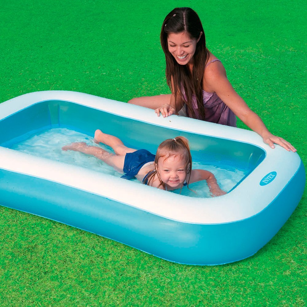 Buy Intex Soft Inflatable Rectangular Swimming Pool | 6 feet | Sams Toy World Ahmedabad Gujarat Intex Sams toy world shop in Ahmedabad Gujarat