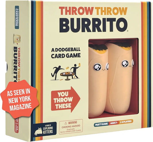 Buy Throw Throw Burrito By Exploding Kittens-A Dodge Ball Card Game-Family-Friendly Party Games For Adults|Teens & Kids| samstoy.in Sams toy world shop in Ahmedabad Gujarat