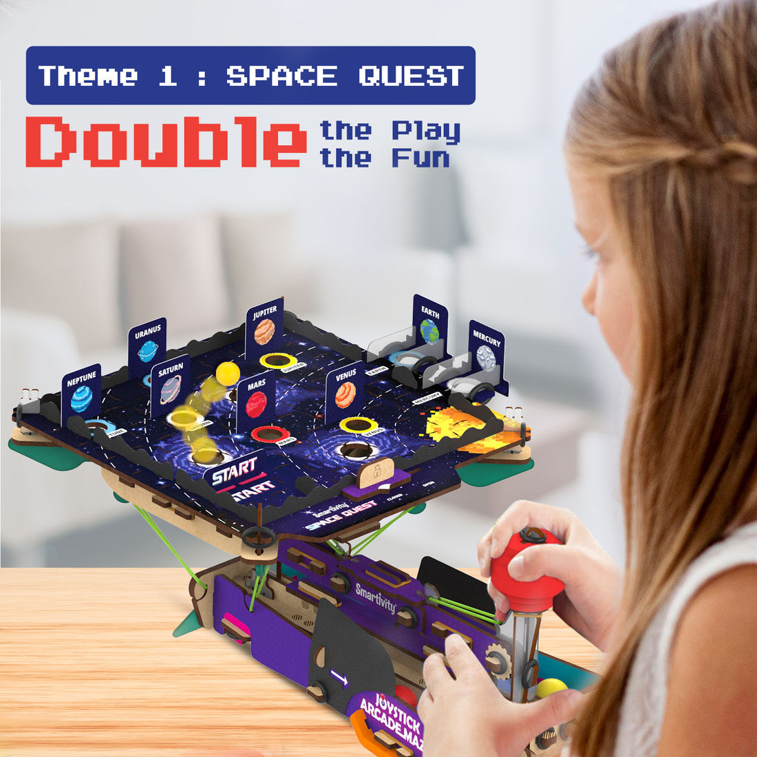 Buy Joystick Arcade Maze | DIY STEM Construction Toy | for school project| sams Toy world samstoy.in Sams toy world shop in Ahmedabad Gujarat