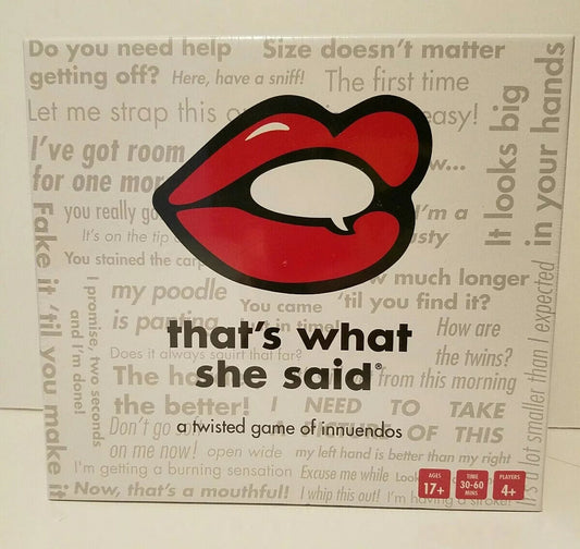 Buy That's What She Said | The Party Game of Twisted Innuendos Board Game| Sams Toy world Ahmedabad Gujarat samstoy.in Sams toy world shop in Ahmedabad Gujarat