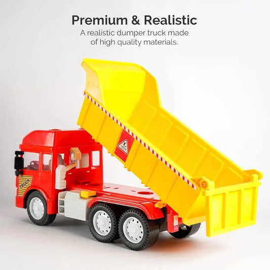 Buy My First Wheels Dumper Truck | Friction Powered Big Size Plastic Toy Vehicle for Kids| Sams Toy world ahmedabad gujarat samstoy.in Sams toy world shop in Ahmedabad Gujarat