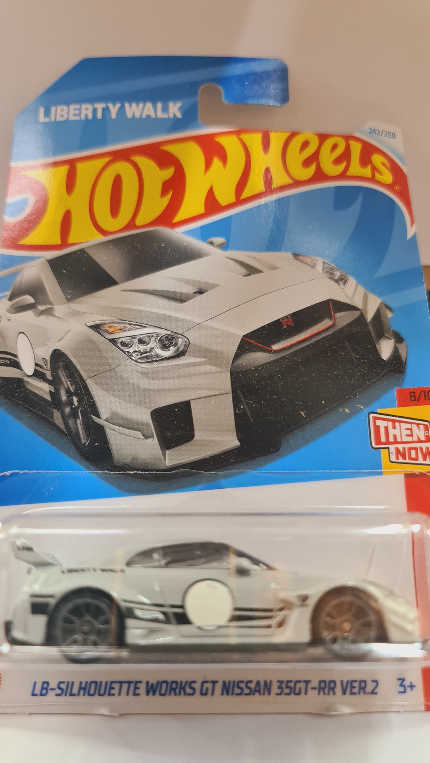 Hot Wheels GT Nissan 35GT-RR collection car at sam toy Ahmedabad India LB-Silhouette Works GT Nissan 35GT-RR Ver 2 toy car in packaging